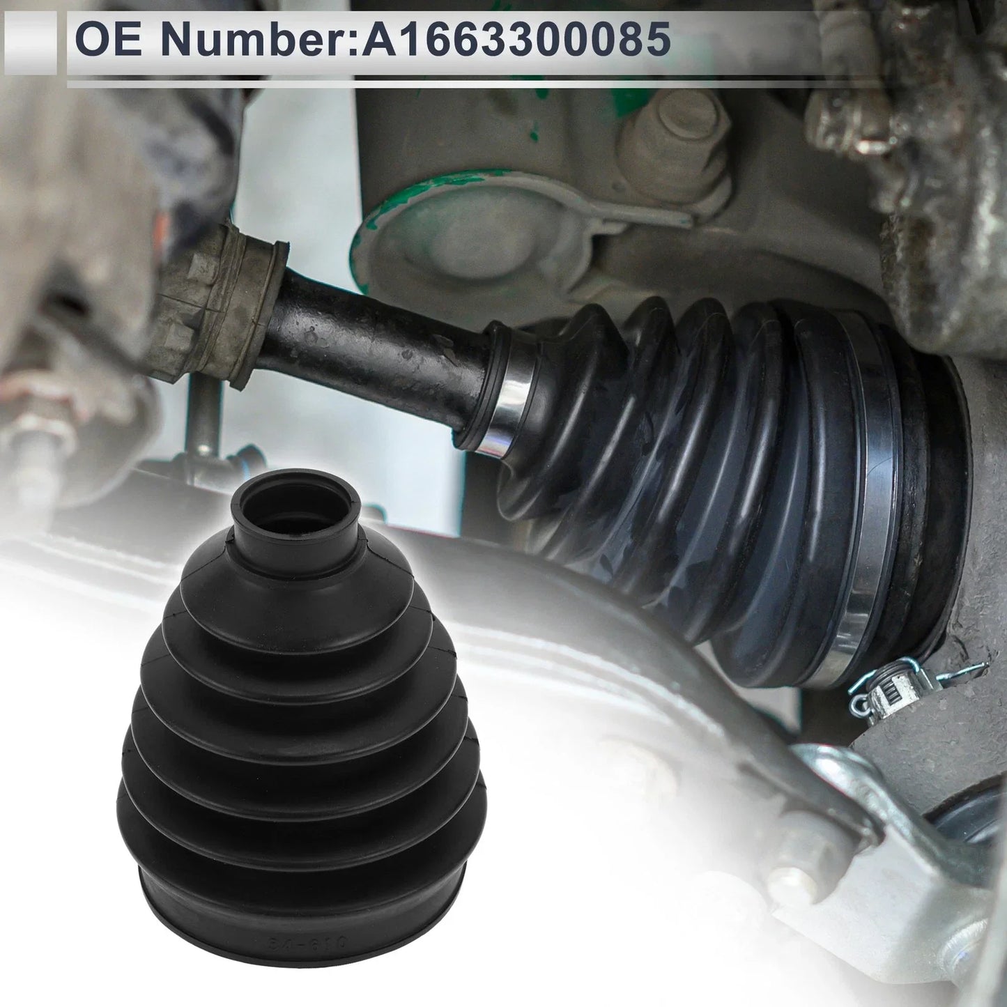Outer CV Joint Boot Kit with Clamps for Mercedes-Benz GL350 (2013-2016)
