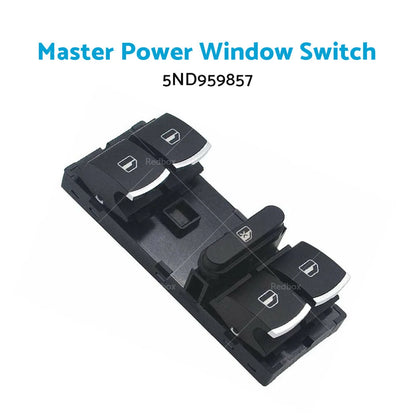 Master Power Window Switch for VW Golf MK6, Passat, Jetta, CC, Tiguan (2010-2014)