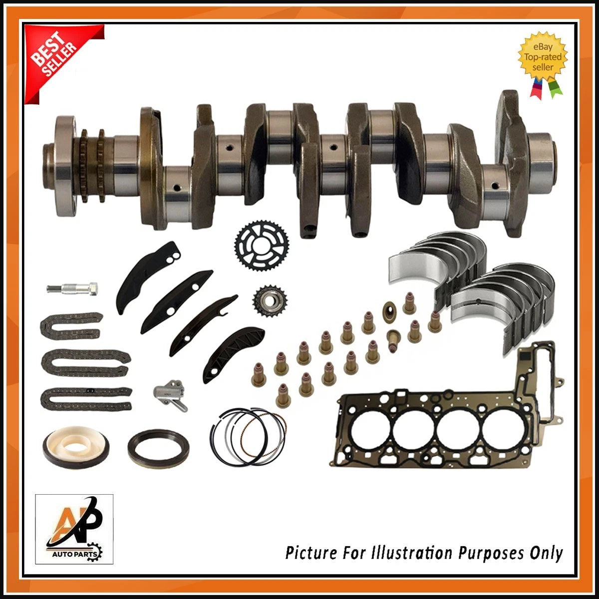 Crankshaft Rebuild Kit for BMW MINI 2.0 N47D20 Diesel (2007–2016)