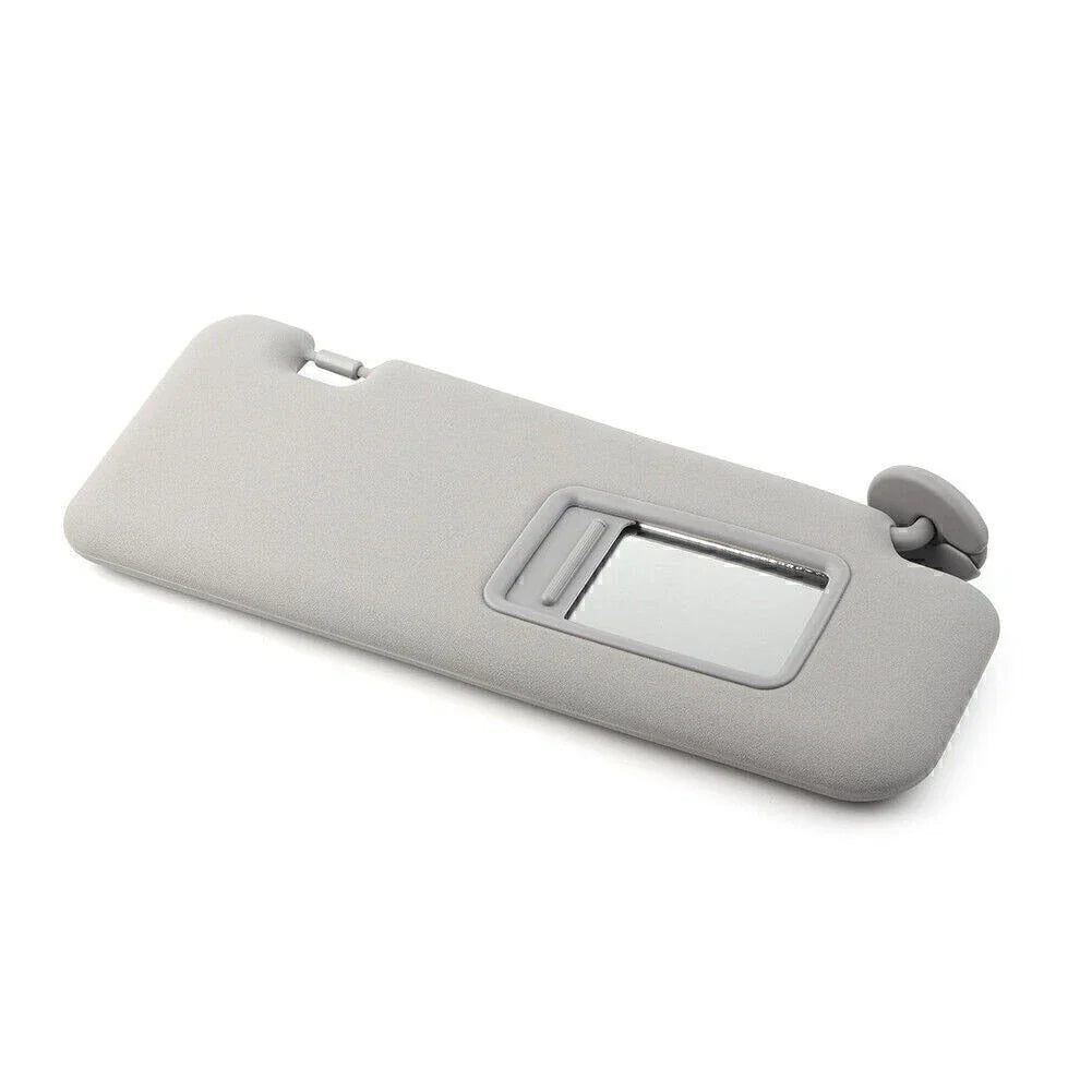 Gray Right Side Sun Visor with Vanity Light for Toyota Highlander (2008-2013)