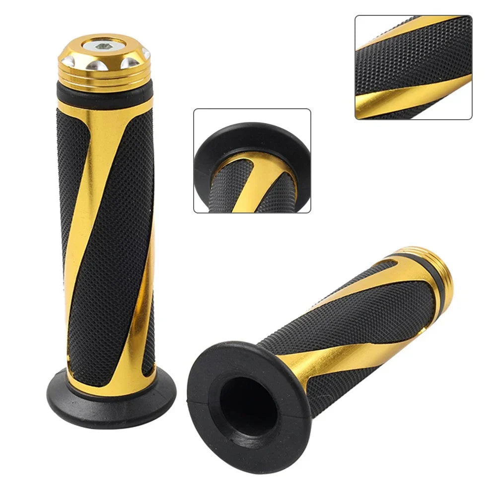 7/8" Yellow Rubber Gel Hand Grips for Yamaha MX ATV Dirt Bike