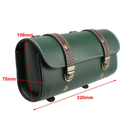 Universal Motorcycle Front Fork Tool Bag Pouch Saddle Bag - Black