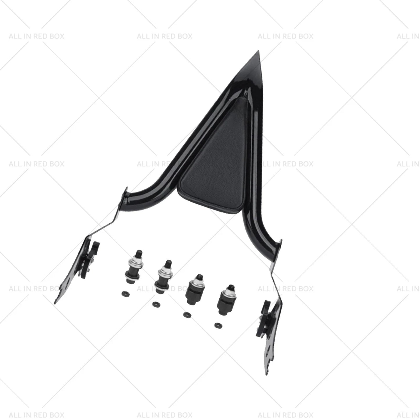 Rear Black Sissy Bar Backrest for Harley Breakout, Fat Boy (2013-2023)