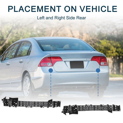 Rear Bumper Retainer Bracket for Honda Fit (2007-2020) - 1 Pair