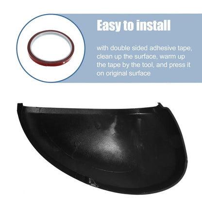 ABS Black Rearview Mirror Covers for Honda 11th Gen Civic (2022)