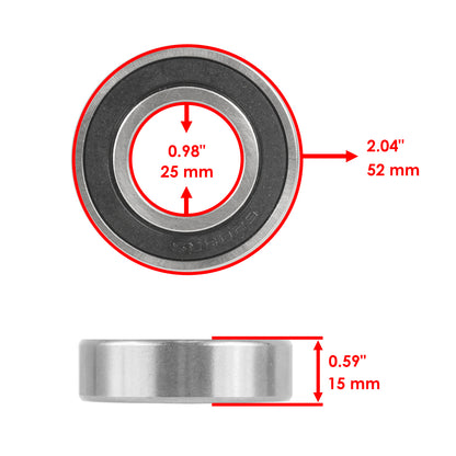 Deck Spindle Ball Bearings Replacement for Toro 3000 5000 6000 7000 (2014–2019)