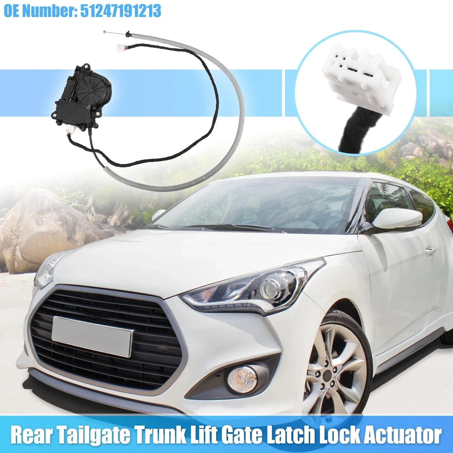 Rear Tailgate Trunk Latch Lock Actuator for BMW 740i (2011 - 2015)