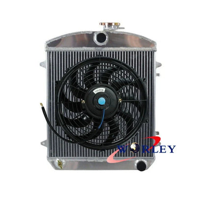 Aluminum Radiator + Fan for Holden F Series FE FC 2.2L 2.3L 6cyl (1956-1960)