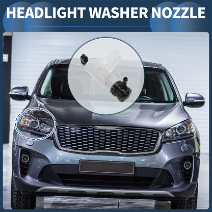 Front Passenger Side Headlight Washer Nozzle for Hyundai Sonata (2011-2014)