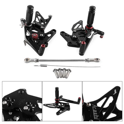 CNC Rearset Foot Pegs for Suzuki Hayabusa GSX1300R (1999-2020)