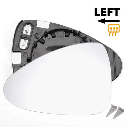 Left Side Heated White Mirror Glass for Porsche Panamera (2009-2015)