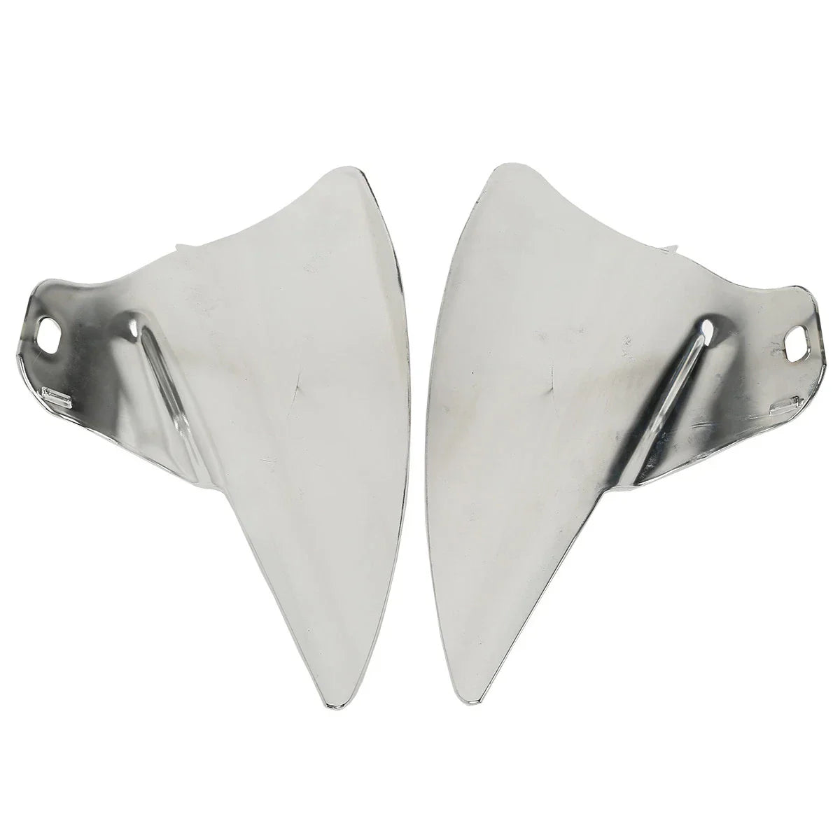 Chrome Saddle Shield Heat Deflectors for Harley Touring Road King (2009-2023)