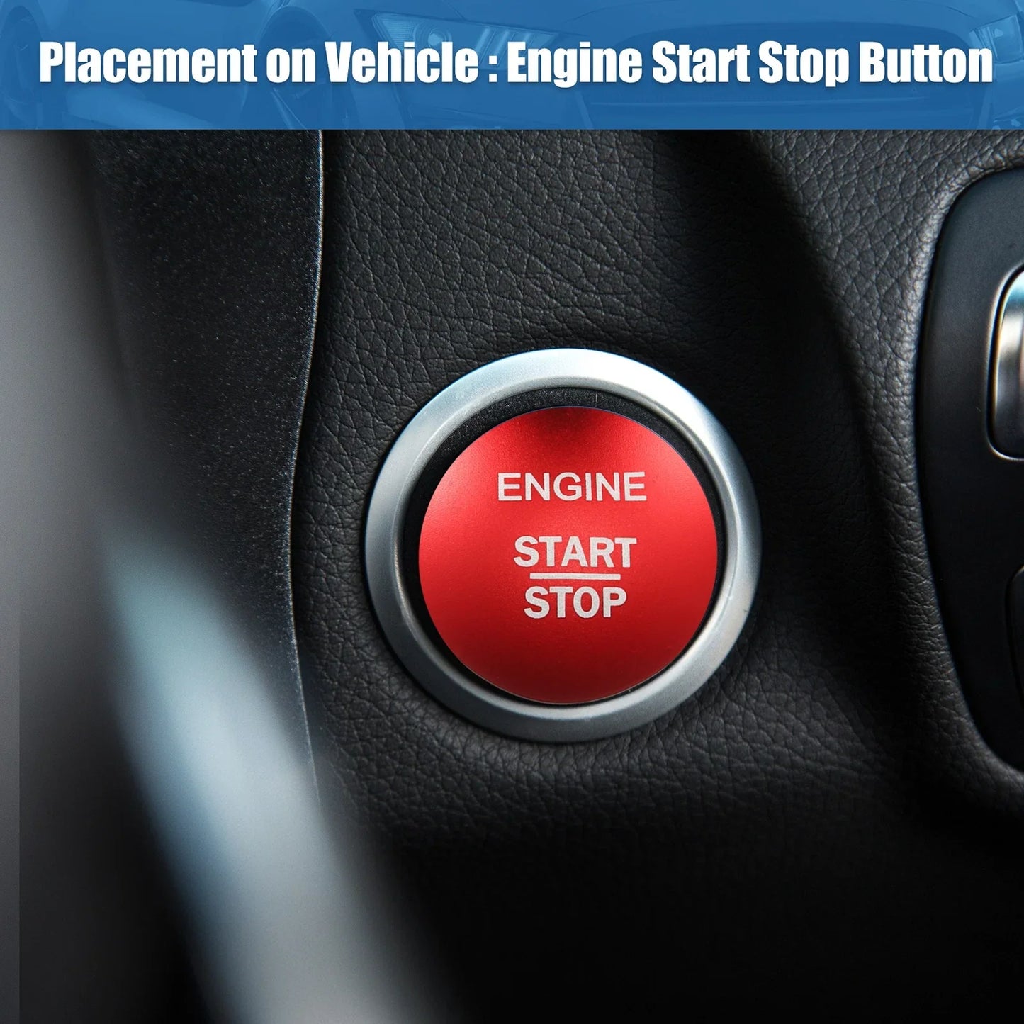 Engine Start Stop Button Cover Trim for Mercedes-Benz E-Class (2017-2023)