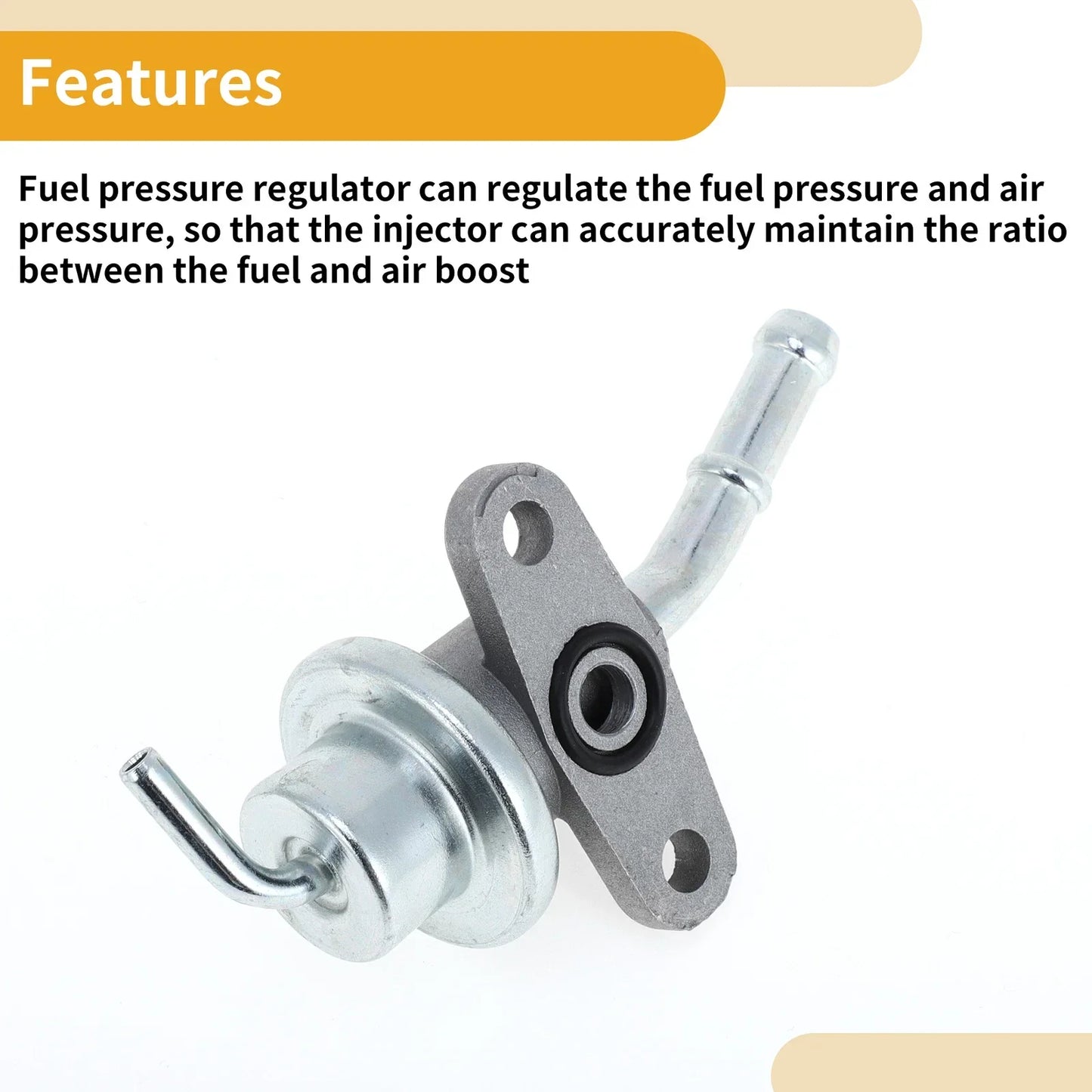 Fuel Pressure Regulator for Honda CBR600F4i (2001-2006) - Metal 1 x Piece