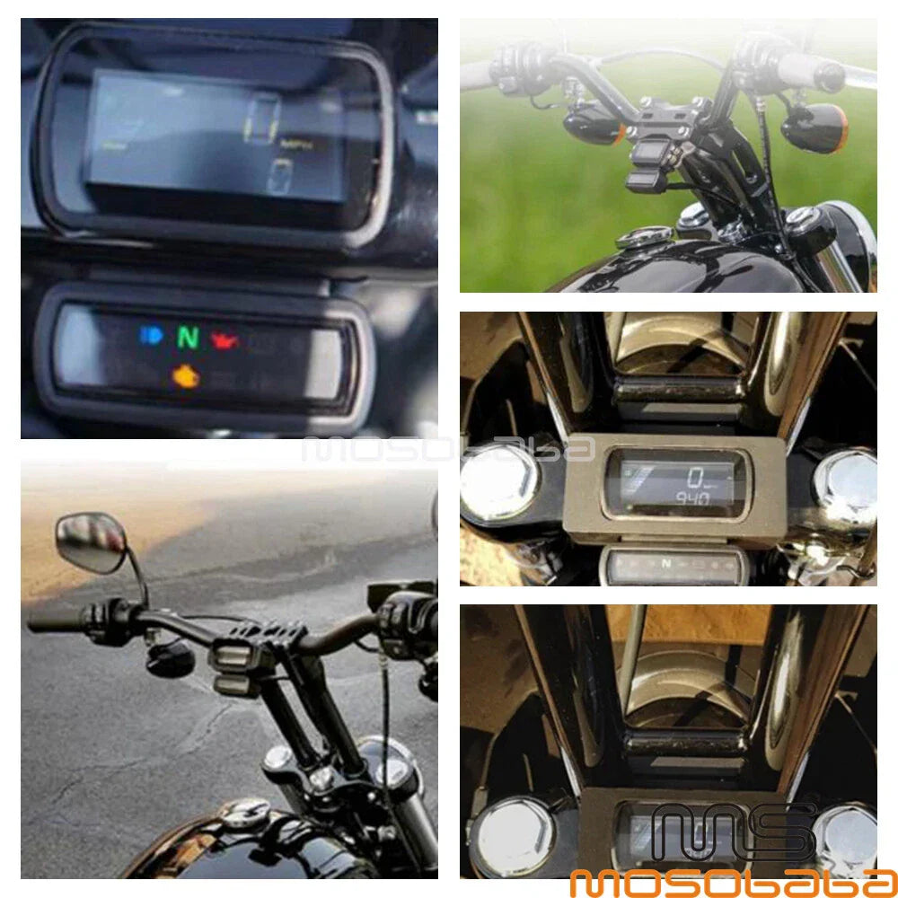Digital Gauge Relocate Bracket for Harley Softail FXBB FXBBS FXBR FXST (2018-2021)
