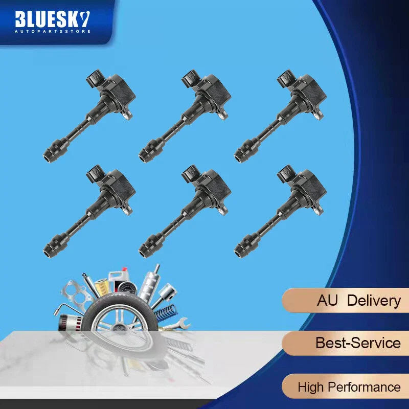 6 x Ignition Coils for Renault Latitude X43 2.5L 2011-2012 & 3.5L 2013