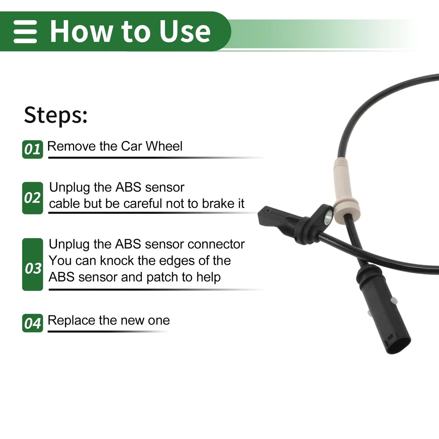 ABS Wheel Speed Sensor for BMW 3 Series F34 (2013 - 2020)