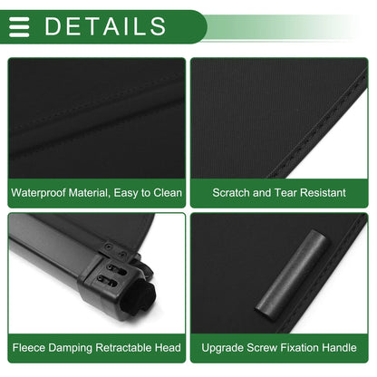 Trunk Retractable Cargo Cover for Honda Prologue 2024-2025 Gloss Black