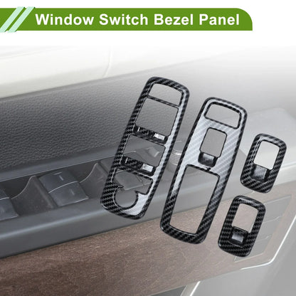 4 Pcs Window Switch Bezel Covers for Dodge Ram (2009)