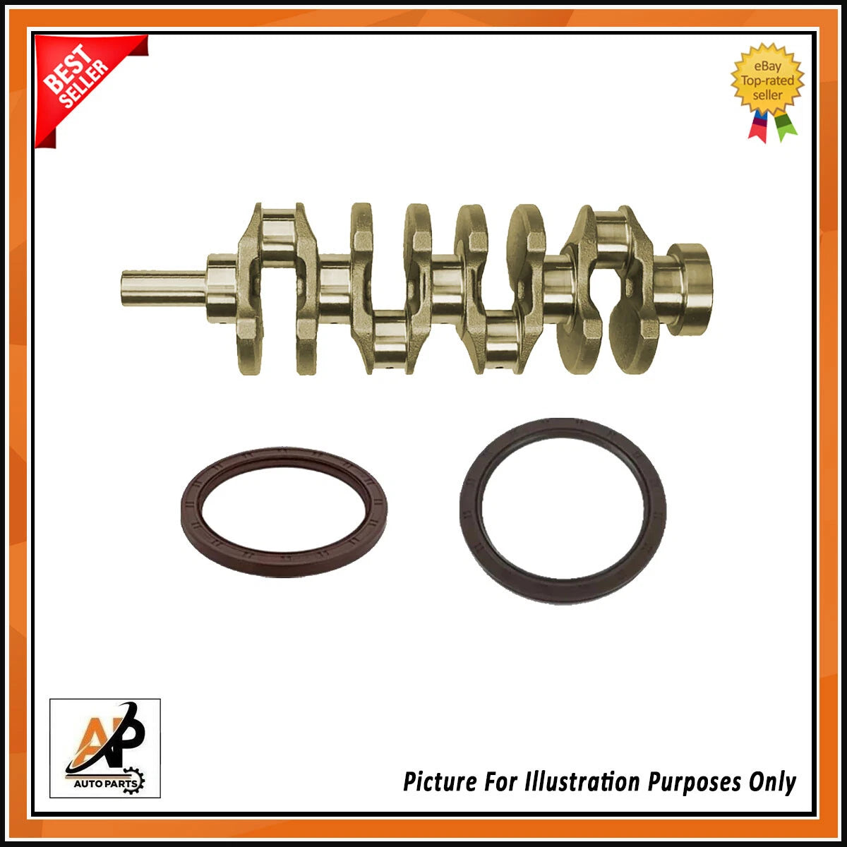 Forged Crankshaft for Hyundai Kia D4CB with Front Rear Seals ( 2.5)