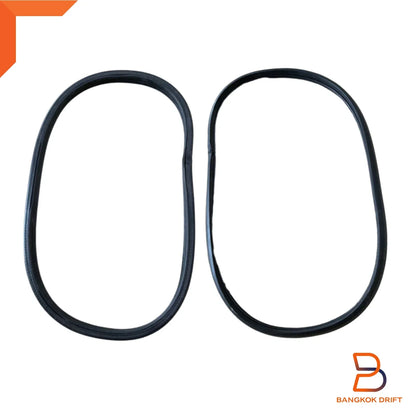 LH & RH Glass Weatherstrip Rubber Seal for Holden Rodeo Space Cab (88-02)