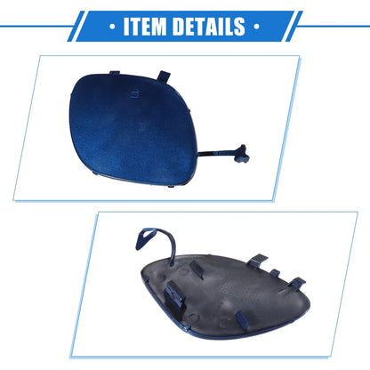 Tow Hook Eye Hole Cap for Mercedes-Benz C300 2015-2018 Blue Front Bumper