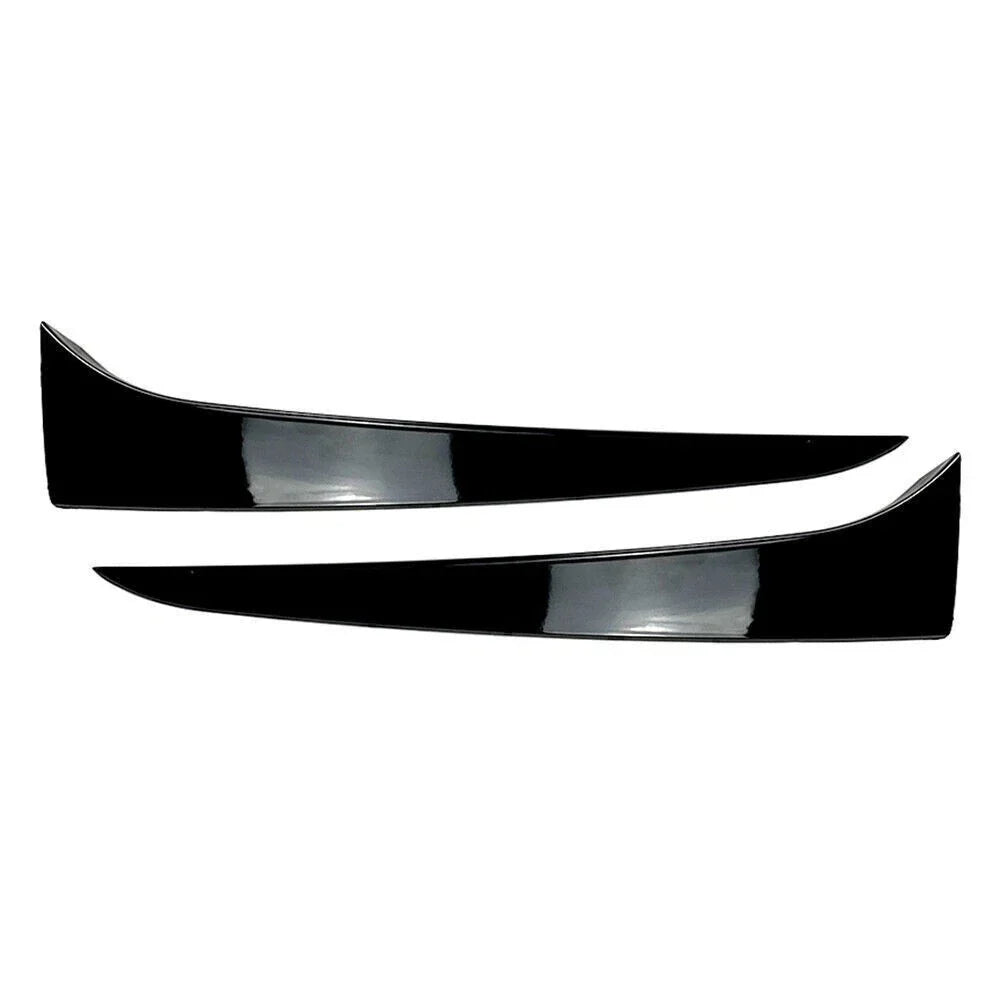Gloss Black Rear Window Side Wing Trim Covers for Skoda Kamiq (2019-2023)