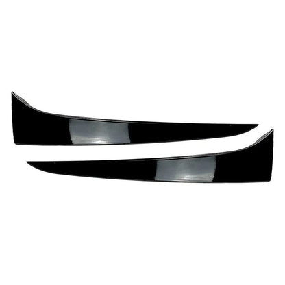 Gloss Black Rear Window Side Wing Trim Covers for Skoda Kamiq (2019-2023)