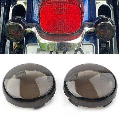 Turn Signal Lights Amber Lens Covers for Harley Touring Softail Dyna