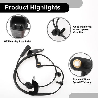 ABS Wheel Speed Sensor Kit for Dodge Avenger 2008-2014 1 x Front Right Sensor