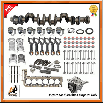 Forged Crankshaft with Engine Rebuild Kit for BMW X3 N57 (2011–2019)