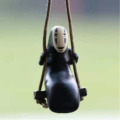 Face Man Car Pendant for Rearview Mirror, Home, Office, Shop