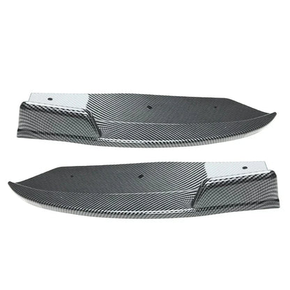 Carbon Black Rear Bumper Lip Wrap Splitters for BMW X4 G02 M Sport (2018-21)