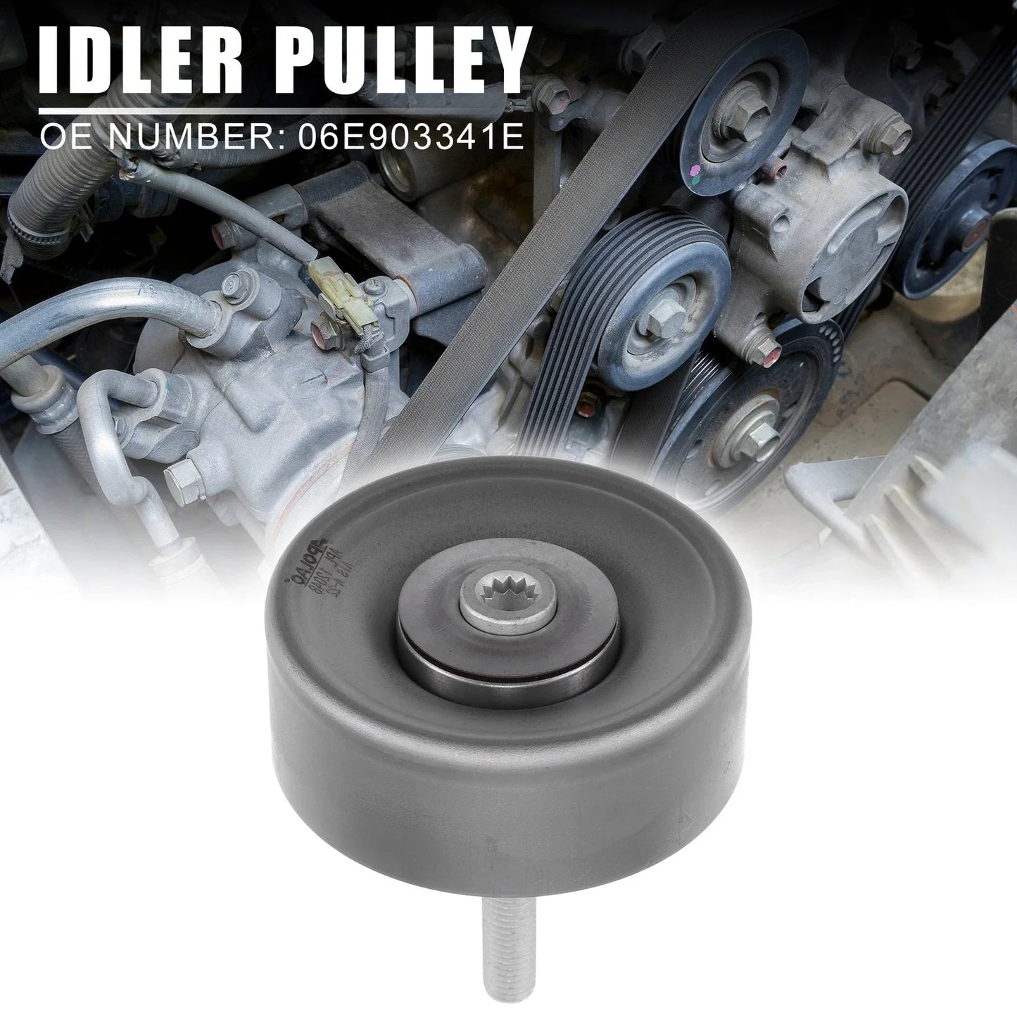Drive Belt Idler Pulley for Audi A4 2.0L (2016)