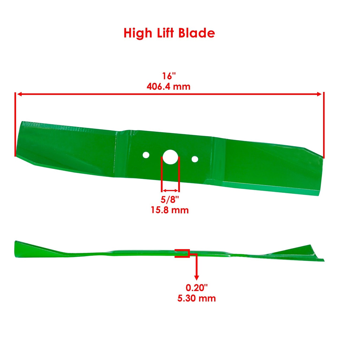 Deck Blade 44 Inch Replacement for White Outdoor ZT-1850 (2004–2011)