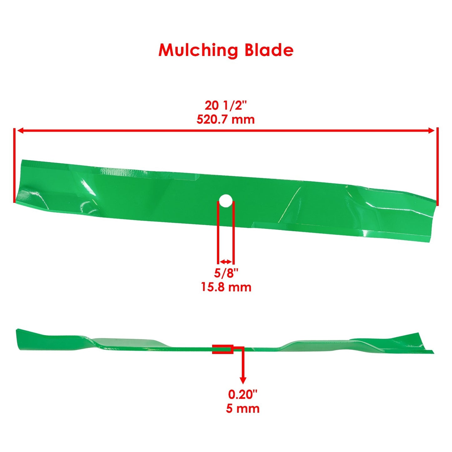 60" Deck Blade with Bolt for Hustler Raptor SD and Raptor XD (2022–2025)