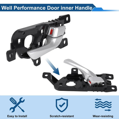Rear Left Passenger Side Interior Door Handle for Hyundai Santa Fe (2013-2018)