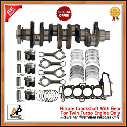 Crankshaft and Engine Rebuild Kit Replacement for Land Rover Jaguar 2.0 Diesel (2010–2019)