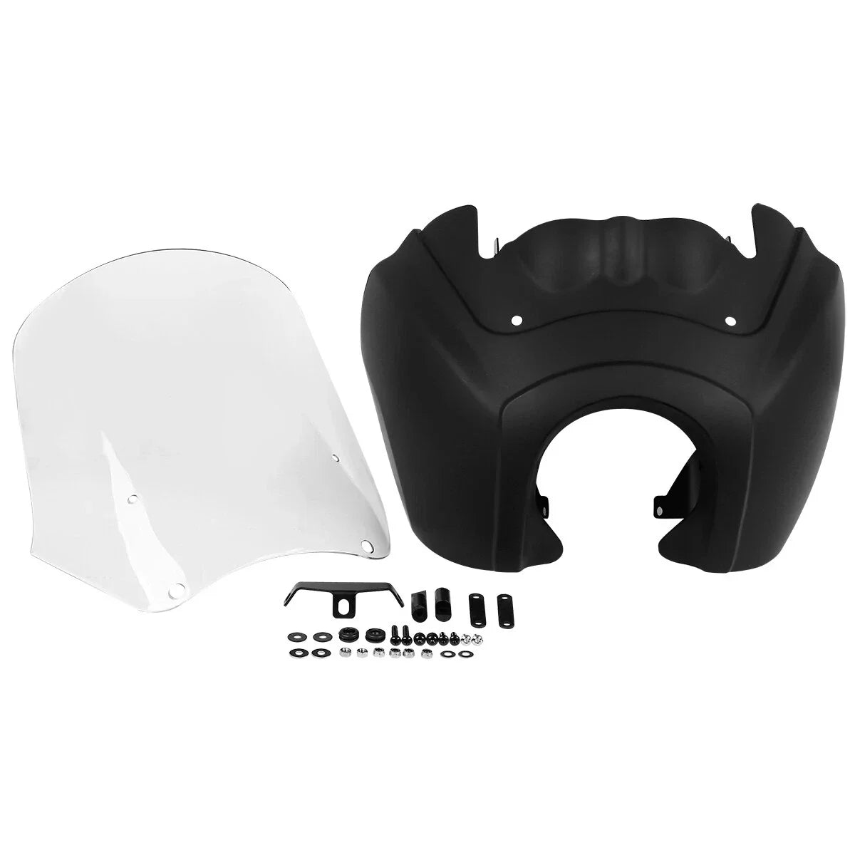 15'' Clear Windshield Fairing for Harley Dyna Super Glide (2006-2017)