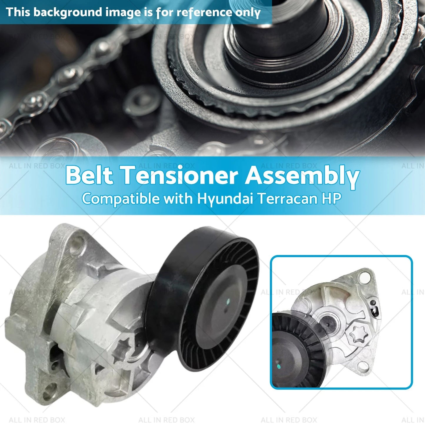 Belt Tensioner Assembly for Hyundai Terracan HP 2.9 CRDi (2001-2007)