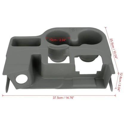 Car Center Console Cup Holder for Dodge RAM 1500 2500 3500 (2003-2010) Gray