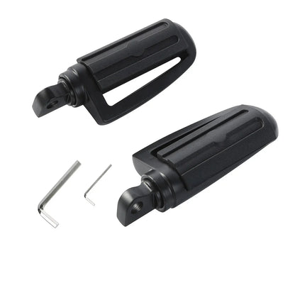 Footrest Pegs 10mm Matte Black for Harley XL883 1200 Sportster Street Glide