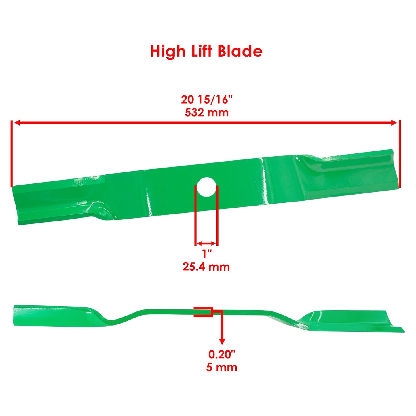 Deck Blade Replacement for Land Pride FDR1648 FDR1660 FDR1672 (1995–2005)