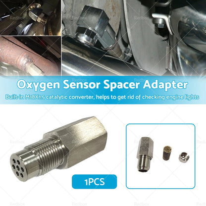 Oxygen O2 Sensor Spacer Adapter for Catalytic Converter (Mini Cat)
