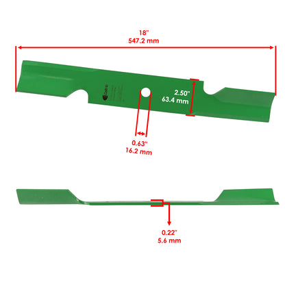 52 Inch Mower Spindles with High Lift Blades for Scag Freedom Z (2008–2019)