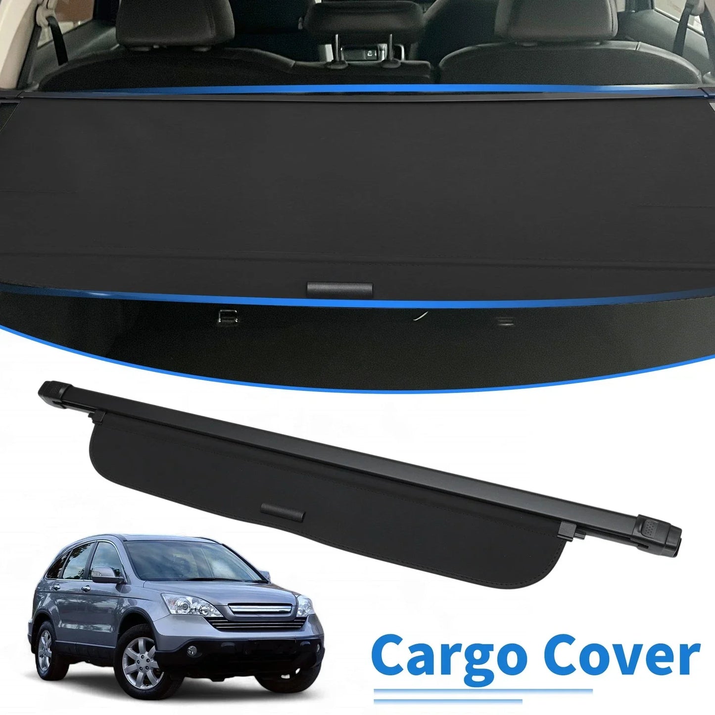 Cargo Cover for Honda CRV 2024-2025 Retractable Trunk Security Shield Shade
