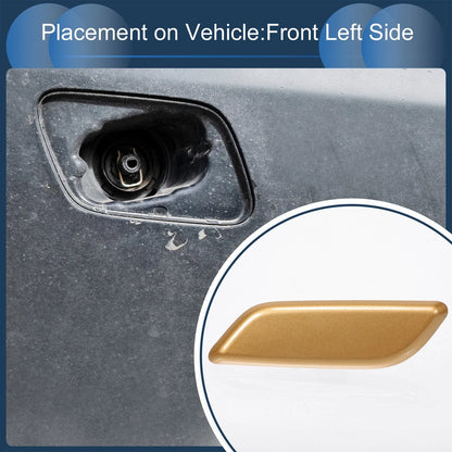 Front Left Washer Nozzle Cover for Honda Accord VIII 2011-2013 - Gold Tone
