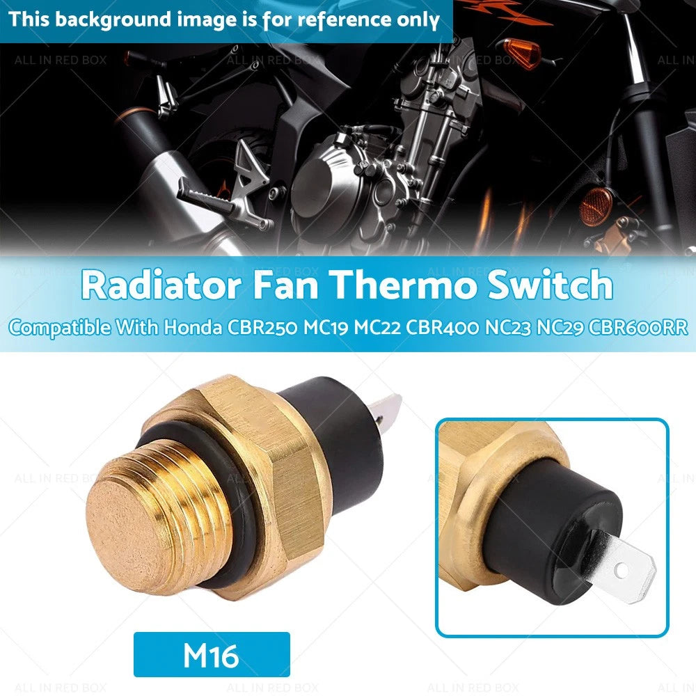 Radiator Fan Switch for Honda CBR250, CBR400, CBR600RR (1988-2006)