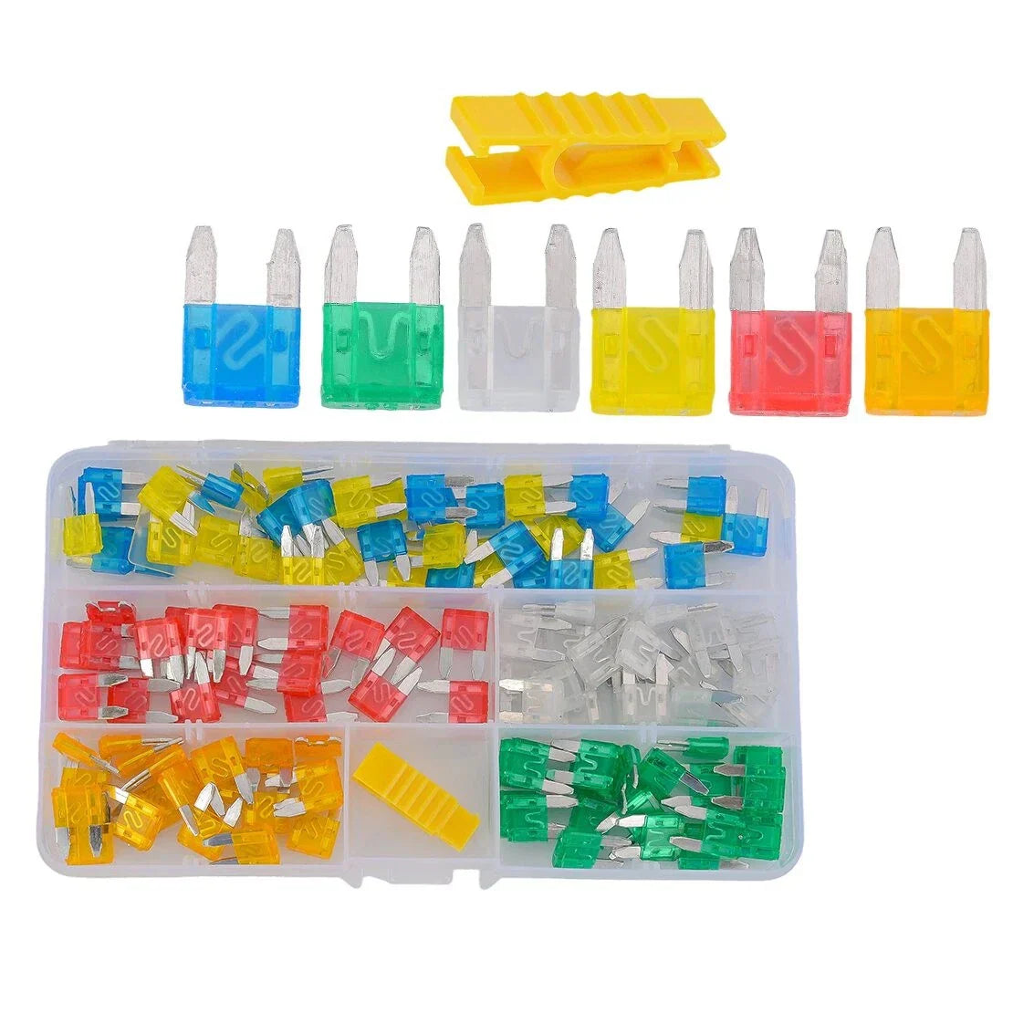 Auto Fuse Assortment Kit 120 pcs 5A 10A 15A 20A 25A 30A for Vehicles