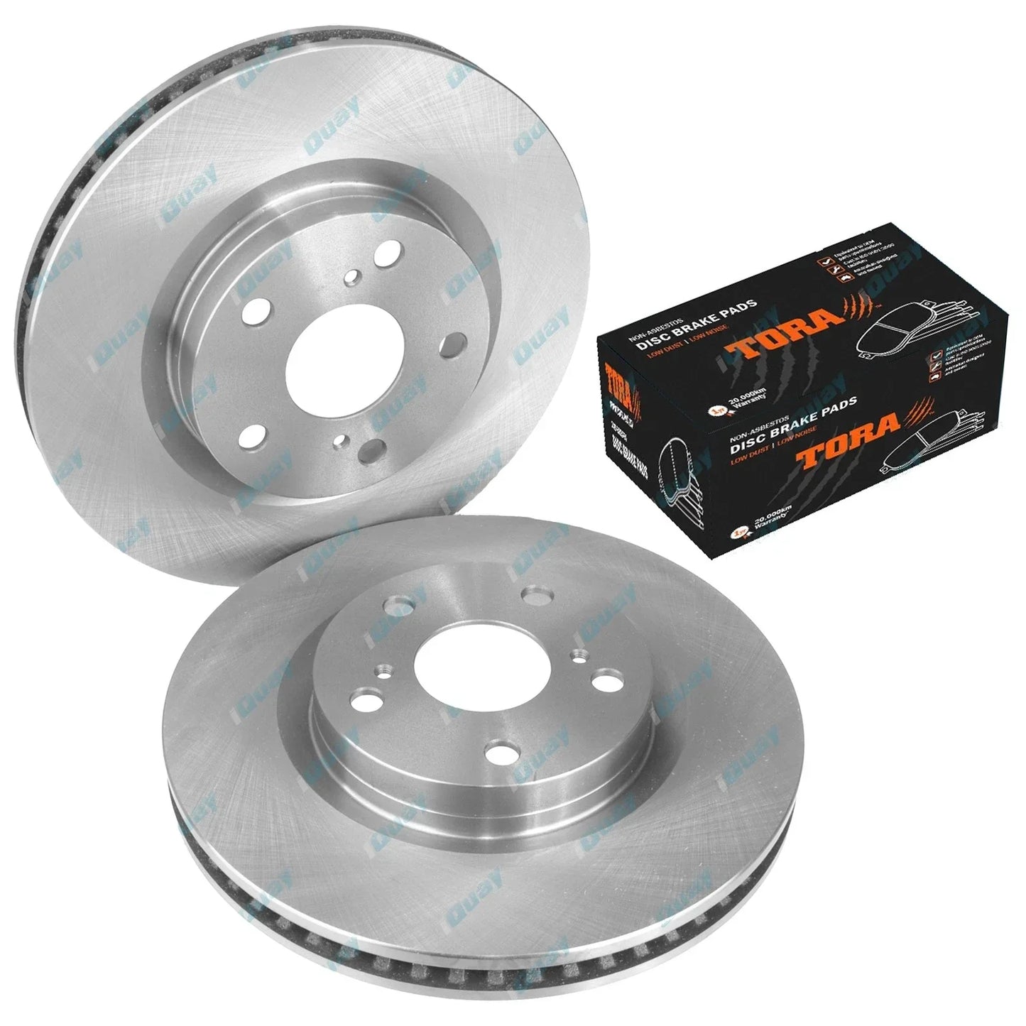 Front Disc Brake Rotors & Pads for Toyota Aurion GSV40 2011~2012 Sedan